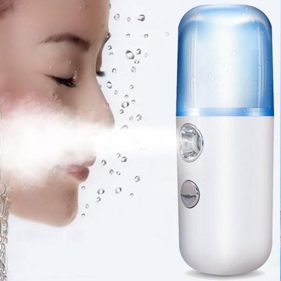 Mini skin moisturizing rechargeable steam machine.