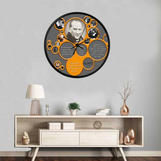 Canvas clock.