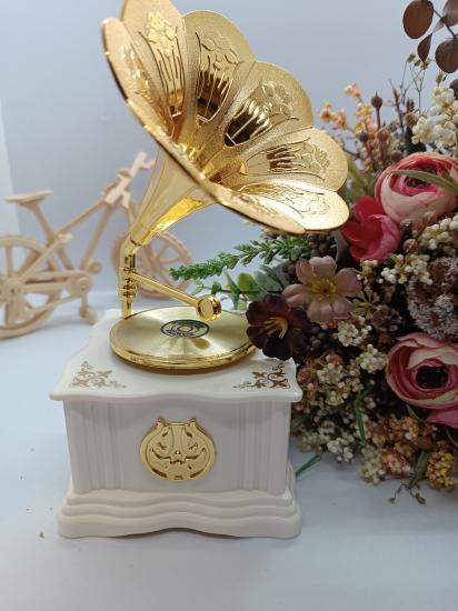 Gramophone music box.