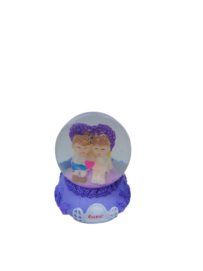 Friend themed illuminated snow globe.