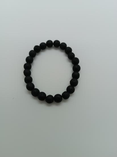 Lava stone bead bracelet.